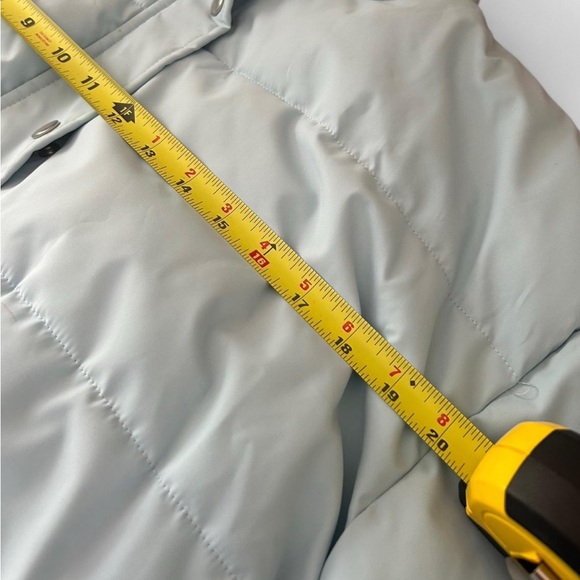 Light Blue Women's Puffer Jacket - Picture 5 of 8